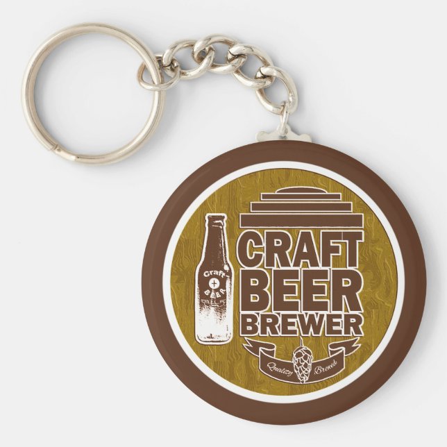 Llavero Craft Beer Brewer Brown (Frente)