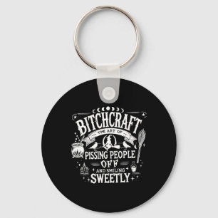 Llavero Craft Funny Witchy Witchy Spooky Season Happy Hall