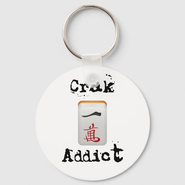 Llavero Crak Addict Keychain (Anverso)