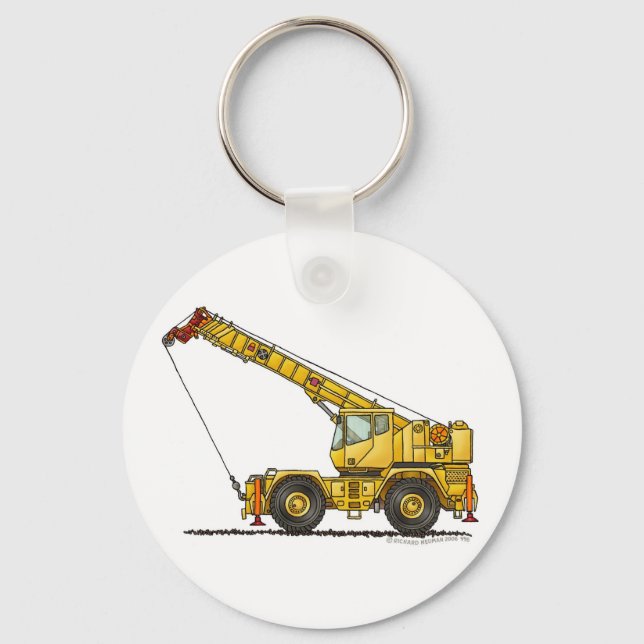 Llavero Crane All Terrain Hydraulaulic Construction Key (Anverso)