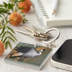 Llavero Crane Bird Keychain Gift