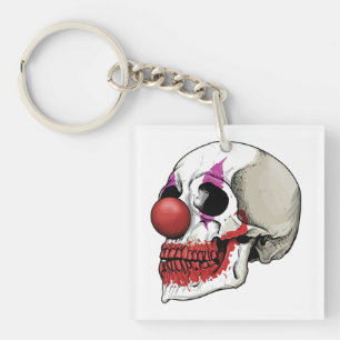 Llavero Cráneo de Payaso Sonriente - Destino Hasta la Muer