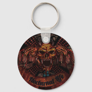 Llavero Cráneo de vida nocturna