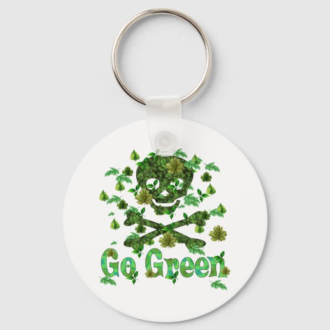 Llavero Cráneo del Día de la Tierra (Anverso)