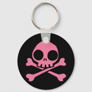 Llavero Cráneo rosa
