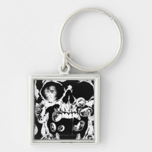 Llavero Cráneo y anillos