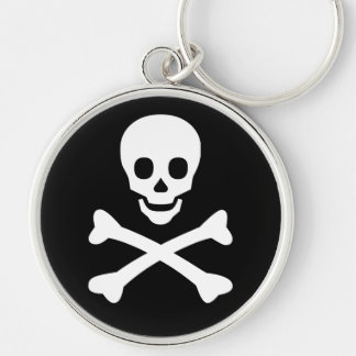 Llavero Cráneo y bandera pirata