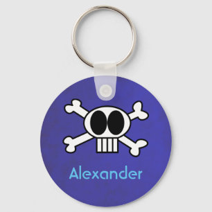 Llavero Cráneo y cruces personalizados