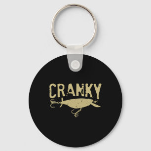 Llavero Cranky Divertido - Cebo de Pesca Crankbait Humor P