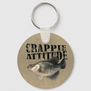 Llavero Crappie Attitude Funny Pesca