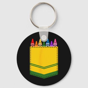 Llavero Crayon Box Pocket Teacher Regalo