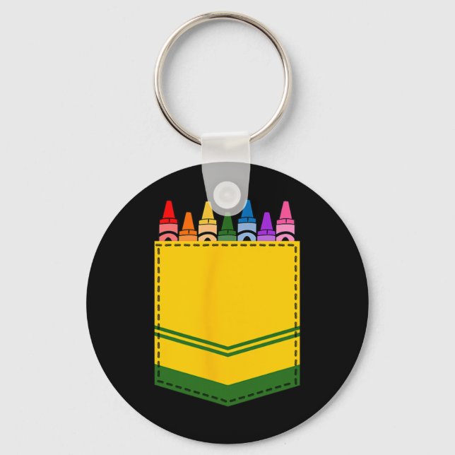 Llavero Crayon Box Pocket Teacher Regalo (Anverso)