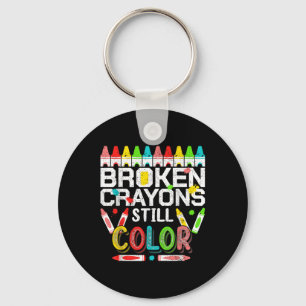 Llavero Crayones rotos siguen coloreando la conciencia de