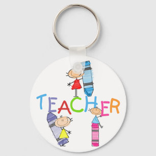 Llavero Crayons Crayons Teacher Tshirts and Gifts