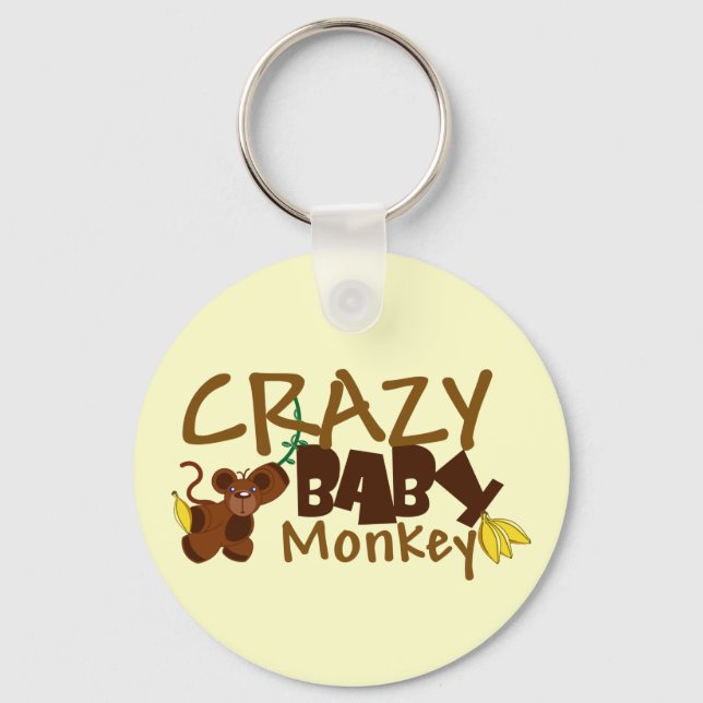 Llavero Crazy Baby Monkey (Anverso)