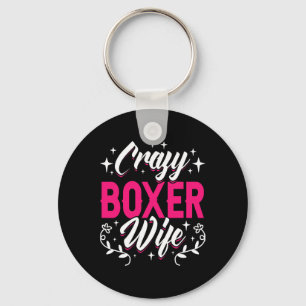 Llavero Crazy Boxer Wife Boxing