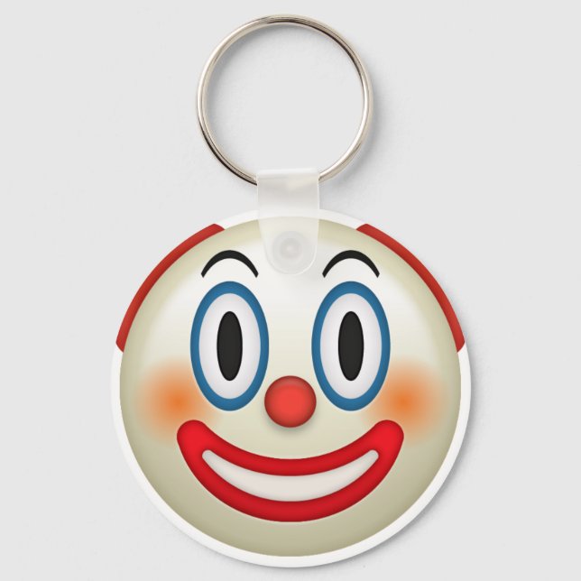 Llavero Crazy Clown Emoji (Anverso)