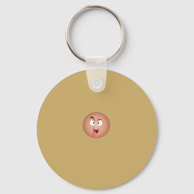 Llavero Crazy Face Keychain (Anverso)