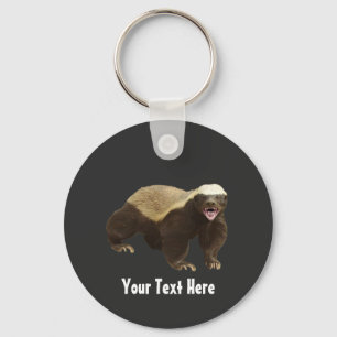 Llavero Crazy Funny Honey Badger