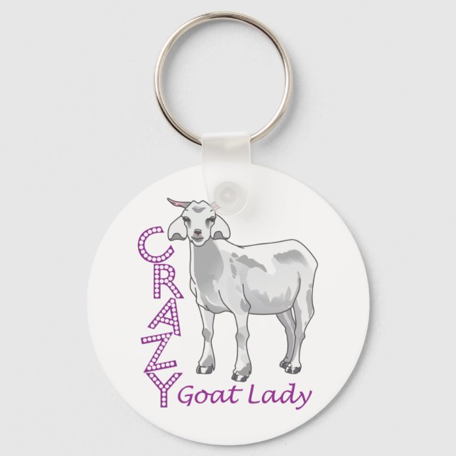 LLAVERO CRAZY GOAT LADY (Anverso)