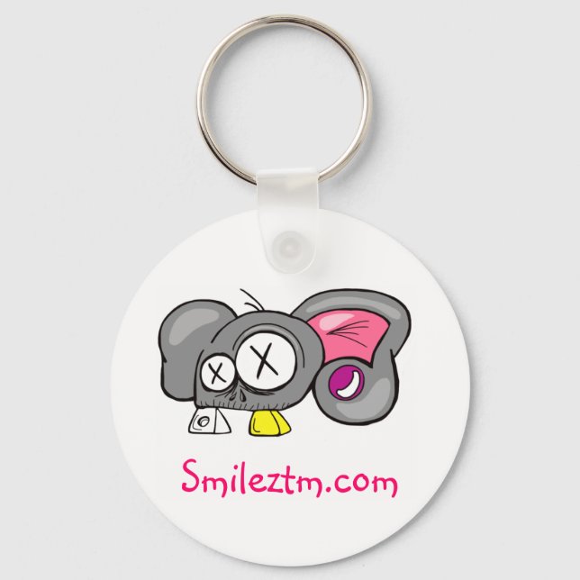 Llavero Crazy Mouse Head Design (Anverso)