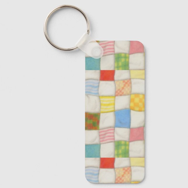 Llavero CRAZY QUILE Aluminio Rectangle Keychain (Anverso)