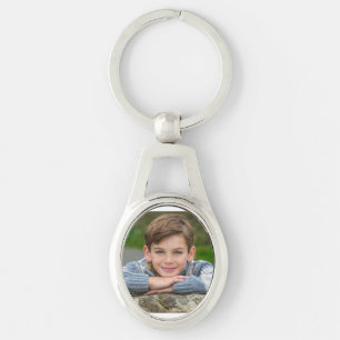 Llavero Crea la foto de tu hijo personalizada doble cara