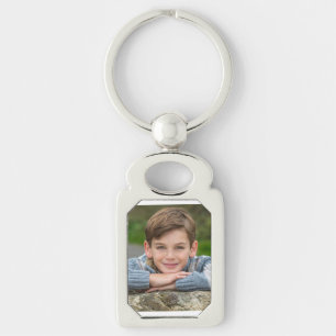 Llavero Crea la foto de tu hijo personalizada doble cara