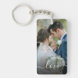 Llavero Crea Tu Propia Boda de Recién Casados con Foto Per