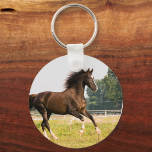 Llavero Crea tu propia foto de caballo de mascota personal