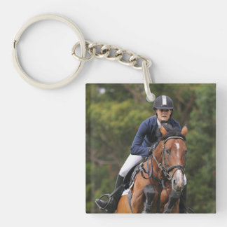 Llavero Crea tu propia foto de caballo ecuestre personaliz