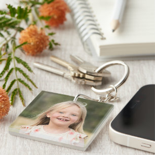 Llavero Crea Tu Propia Foto de Niños sin Marco