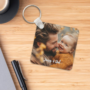 Llavero Crea tu propia foto de padre e hijo
