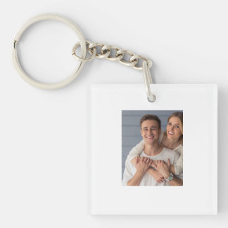 Llavero Crea tu propia foto de pareja imagen personalizada