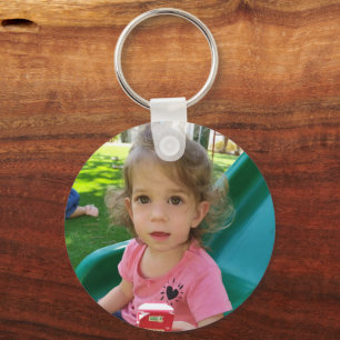 Llavero Crea tu propia foto moderna personalizada de niños