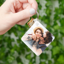 Llavero Crea tu propia foto personalizada de pareja