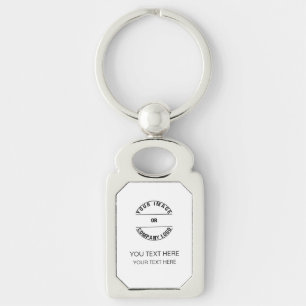Llavero Crea tu propia plantilla personalizada en blanco