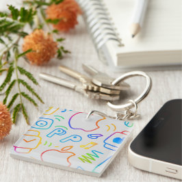 Llavero Crea tu propia tendencia personalizada simple