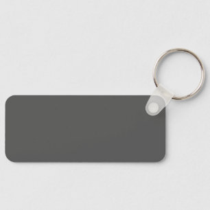 Llavero Crea tu propio diseño personalizado gris oscuro