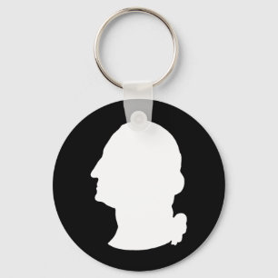 Llavero Crea tu propio George Washington Silhouette