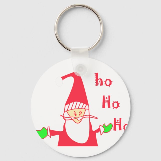 Llavero Crea tu propio Ho Ho Ho Ho Feliz Navidad (Anverso)