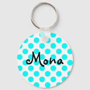 Llavero Crea tu propio punto personalizado de Aqua Polka