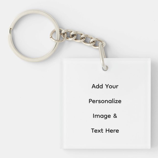 Llavero crea tu propio texto personalizado (Frente)