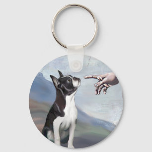 Llavero Creación del Boston Terrier (#3)