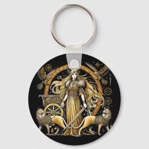 Llavero Creaciones Nórdicas Míticas Freyja Diosa Nórdica D