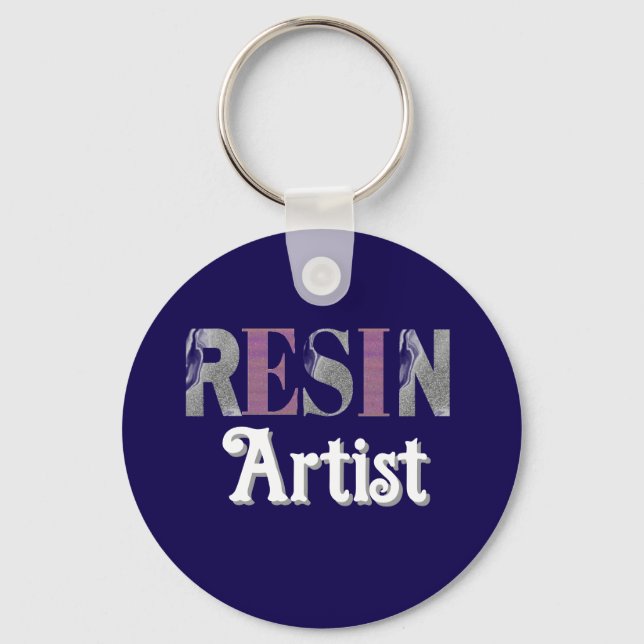 Llavero Creador artista de resina  (Anverso)