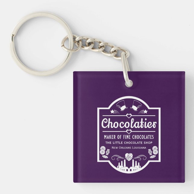 Llavero Creador de chocolate (Frente)