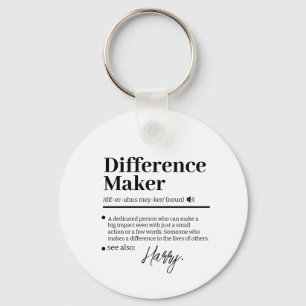Llavero Creador de Diferencias Personalizado, Regalo de Ag