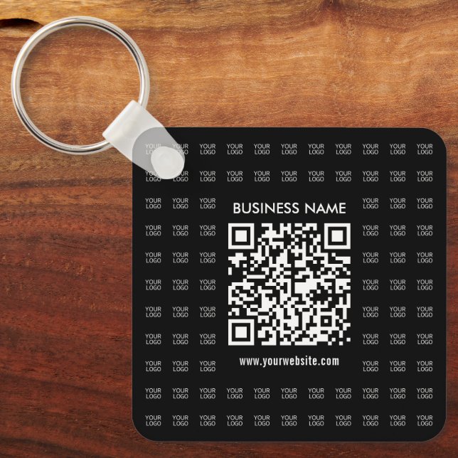 Llavero Crear instantáneamente código QR escaneado y patró (Anverso)
