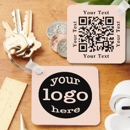 Llavero Crear Personalizado logotipo comercial Código QR R